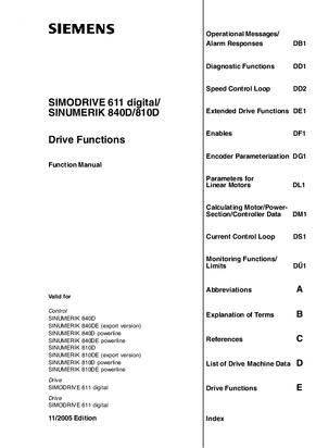 Function Manual Drive Functions