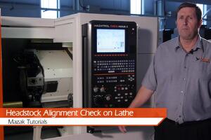 HEADSTOCK ALIGNMENT CHECK ON LATHE