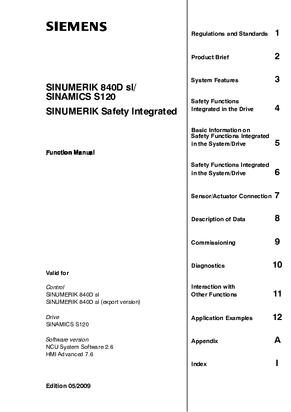 SINUMERIK 840D sl/ SINAMICS S120
